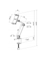 NEOMOUNTS BY NEWSTAR Tablet Desk Clamp suited from 4.7inch up to 12.9inch White - nr 39