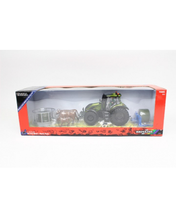 TOMY Britains Metalic Green Valtra zestaw 43323