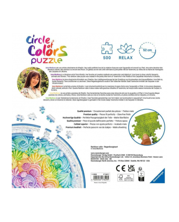 ravensburger RAV puzzle 500 Paleta kolorów Ciacho 17349
