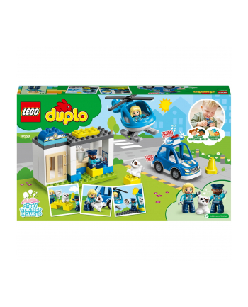 LEGO DUPLO 2+ Posterunek policji i helikopt.10959