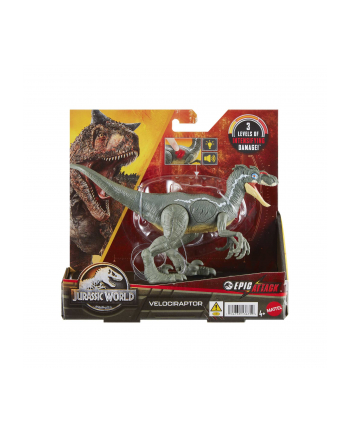 mattel JURASSIC WORLD Velociraptor z dźw/św HNC11 /3