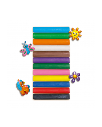 ses creative SES Plastelina 12 kolorów 180g 00406 04064 nr 2