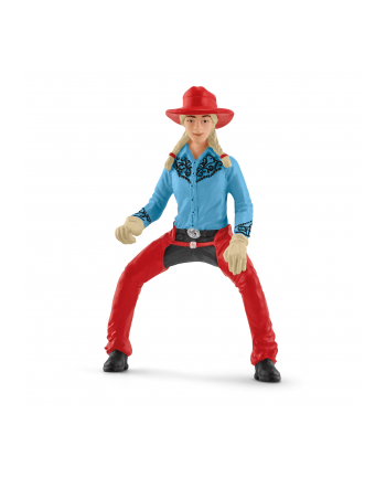 schleich SLH kowbojka i wyścig wokół beczek 42576 73734 nr 2
