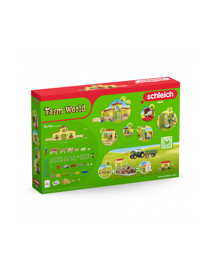 schleich SLH duża farma ze zwierzęt+akcesoria 42605 52290 główny