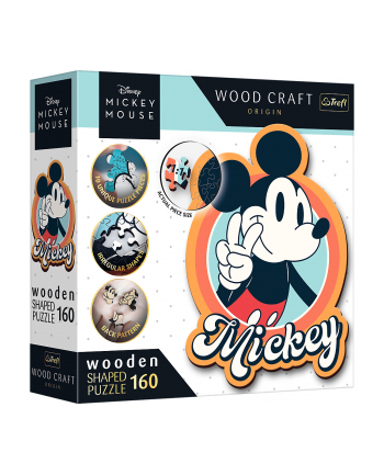 trefl PUZZLE 160 Drewn.Kontur.Retro Myszka Mickey 20191