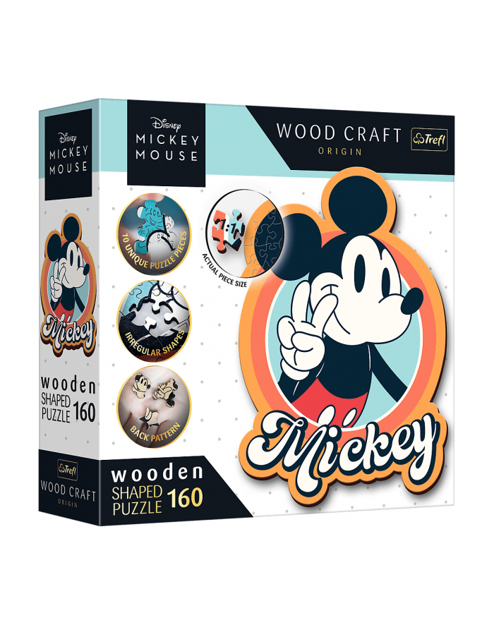 trefl PUZZLE 160 Drewn.Kontur.Retro Myszka Mickey 20191 główny