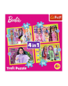 trefl PUZZLE 4w1 Wesoły świat Barbie/Mattel 34626 - nr 12