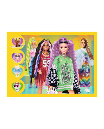 trefl PUZZLE 4w1 Wesoły świat Barbie/Mattel 34626