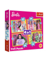 trefl PUZZLE 4w1 Wesoły świat Barbie/Mattel 34626 - nr 7