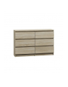 top e shop M6 MALWA KOMODA 120CM 6 SZUFLAD SONOMA - nr 3