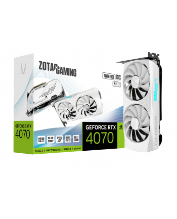 Karta graficzna ZOTAC GAMING GeForce RTX 4070 Twin Edge OC White 12GB GDDR6X