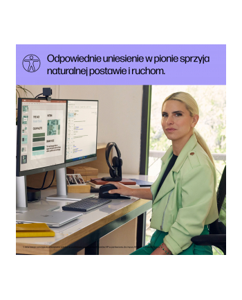 hewlett-packard MYSZ optyczna HP 920 Ergo Vertical, bezprzewodowa 6H1A4AA Czarna nr 2