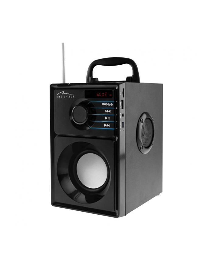 media tech MEDIA-TECH GŁOŚNIK BLUETOOTH BOOMBOX SILVER 15W RMS MT3179 główny