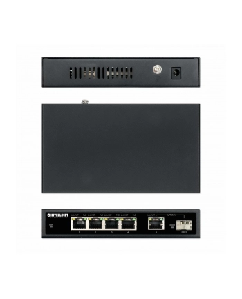 Intellinet Switch Gigabit 4X Rj45 Poe+, 1X Uplink, Slot Sfp (561822) nr 2