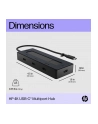 hewlett-packard Hub HP USB-C 4K 6G842AA 4 porty USB-C Czarny - nr 12