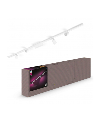 PHILIPS HUE Zestaw podstawowy prosty sufitowy Perifo 4 reflektory biały (929003117401) nr 2