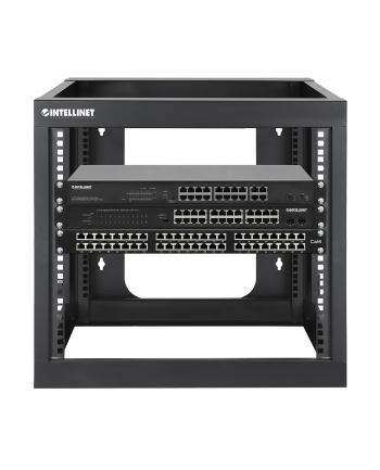 Intellinet Rama Wisząca Rack 19'' 9U 604X555, Z Tylnym Otwarciem, 4 Słupki Montażowe (716048)