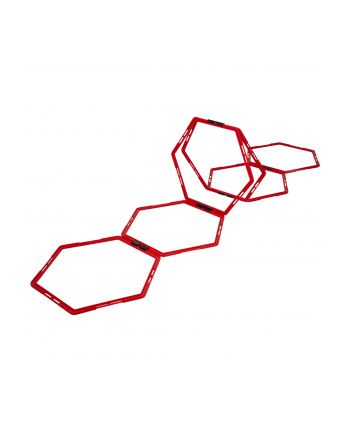 Pure2Improve Hexagon Agility Grid Red