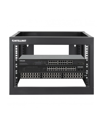 Intellinet Rama Wisząca Rack 19'' 6U 604X555, Z Tylnym Otwarciem, 4 Słupki Montażowe (716031) nr 2
