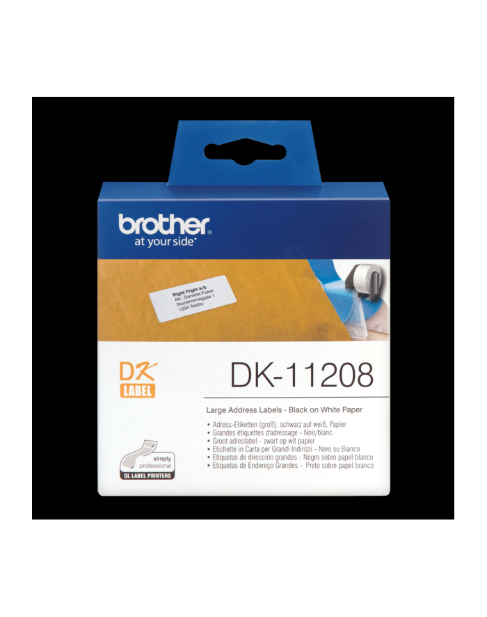 Etyk.papierowe DK11208 (38x90mm)400 szt. główny