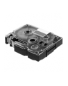 Taśma TCM91 9mm czarne na przezro. - nr 1