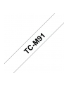 Taśma TCM91 9mm czarne na przezro. - nr 7