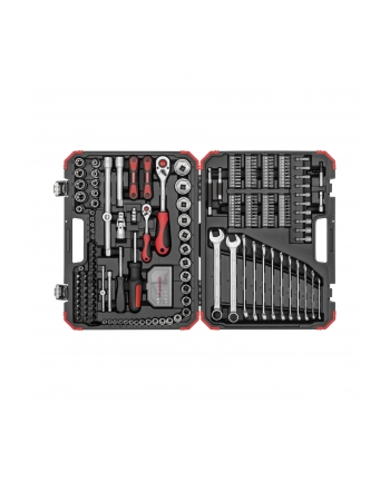 Gedore Zestaw Kluczy Nasadowych 232 el. Napęd 1/2 1/4″ Adapter Narzędzia Grzechotka Nasadki Do Bitów Czerwony R46003232 nr 2