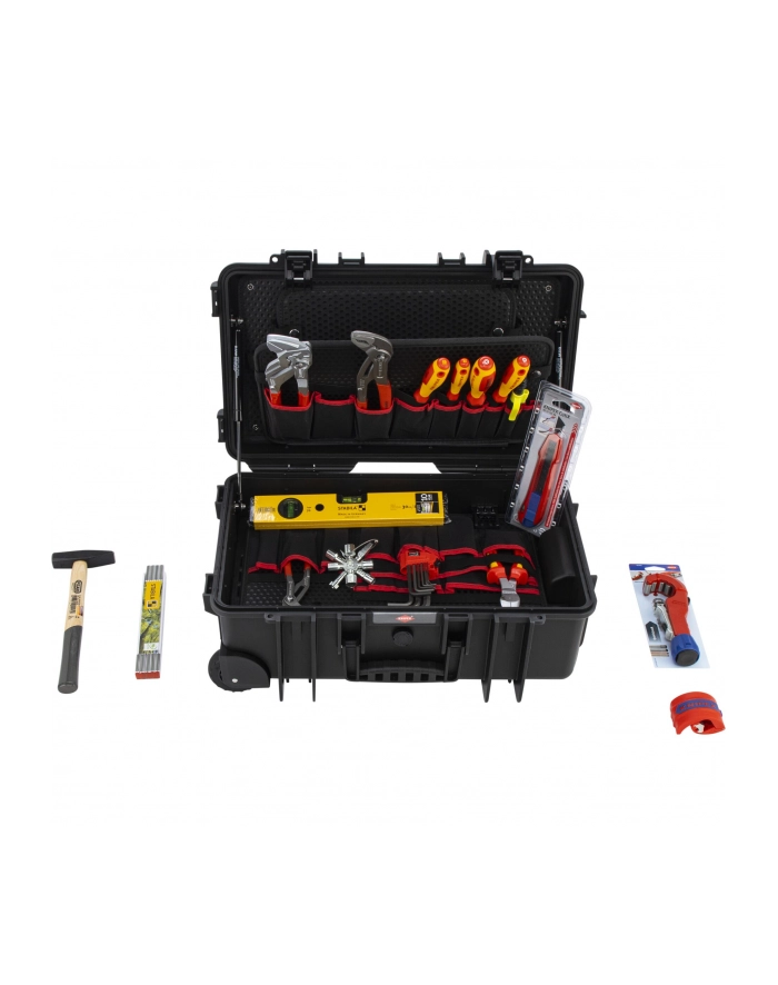 Knipex Walizka Narzędziowa Robust26 Dla Monterów Instalacji Sanitarnych Zestaw 17El  002133S główny