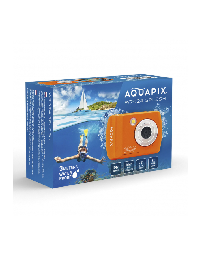 Easypix Aquapix W2024 Splash Pomarańczowy główny