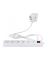 Rev Multiple Socket Outlet White 6+1-fold 2m Powersplit + przełącznik marki (12695114) - nr 1