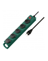 BRENNENSTUHL BRENNENSTUHL BRENNENSTUHL BRENNENSTUHL SUPERSOLID SL-554 GARDEN EXTENSION SOCKET 5M 5FOLD ZIELONY (115991 - nr 6