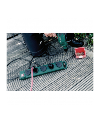 BRENNENSTUHL BRENNENSTUHL BRENNENSTUHL BRENNENSTUHL SUPERSOLID SL-554 GARDEN EXTENSION SOCKET 5M 5FOLD ZIELONY (115991 nr 1
