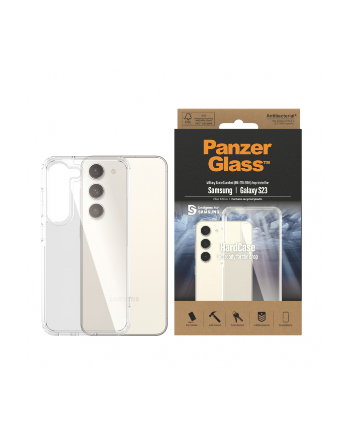 PANZERGLASS Etui  ClearCase do Samsung Galaxy S23 Przezroczysty główny