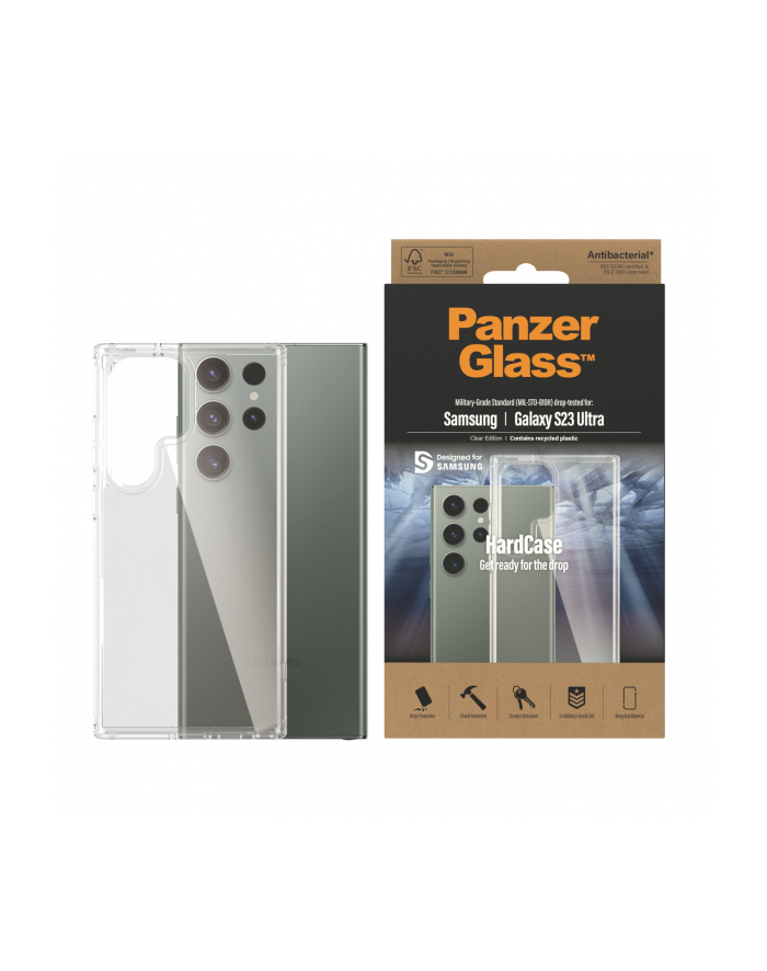 PANZERGLASS Etui ClearCase do Samsung Galaxy S23 Ultra Przezroczysty główny