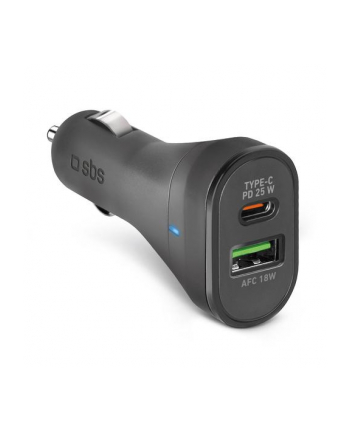Sbs Ładowarka Samochodowa 25 W Do Iphone'A Samsung Xiaomi Oppo Usb C Telefonów Komórkowych Tabletów A 18 Szybkie nr 1