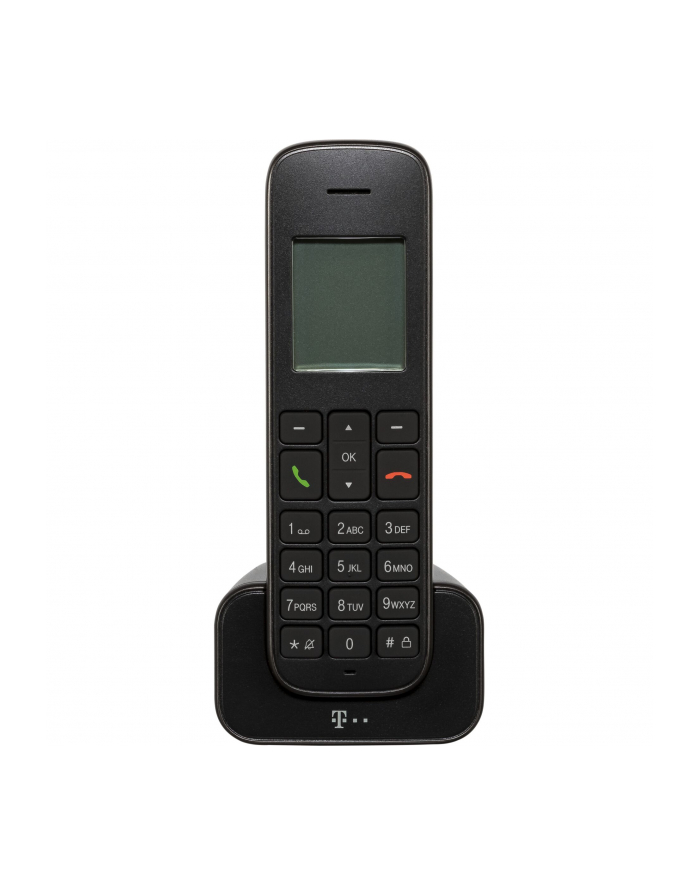 Telekom Sinus 207 Pack Zestaw Rozszerzeń (Słuchawka I Stacja Ładująca) Czarny główny