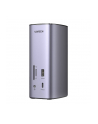 Ugreen wielofunkcyjna stacja dokująca HUB 12w1 USB C USB HDMI DP RJ45 AUX SD TF szara (CM555) - nr 12