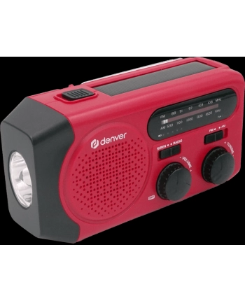 Denver Przenośne Radio Solarne Z Korbką Scr-2010 nr 1