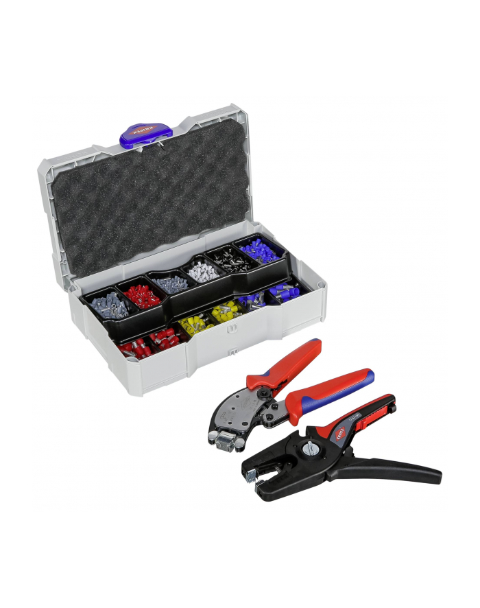 Knipex Zestawy Do Zagniatania Tulejek Kablowych Z Kołnierzem Tworzywa Sztucznego 979014 główny