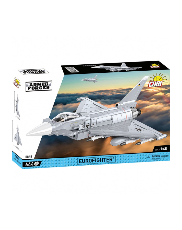 COBI 5848 Armed Forces Wielozadaniowy myśliwiec (wersja europejska)ROFIGHTER 644 klocki główny