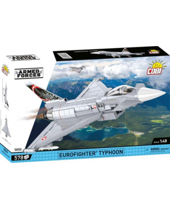 COBI 5850 Armed Forces Wielozadaniowy myśliwiec (wersja europejska)ROFIGHTER TYPHOON 578 klocki