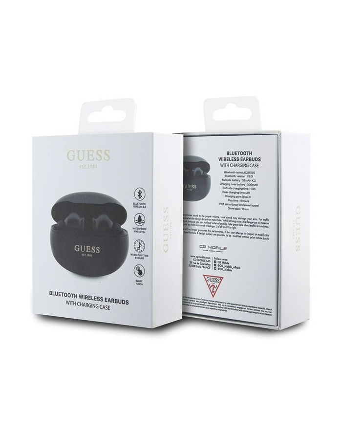 guess Słuchawki Bluetooth TWS GUTWST50EK Czarne główny