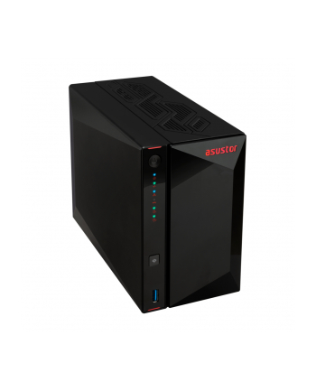 Serwer plików Asustor NIMBUSTOR 2 GEN2 AS5402T 2-bay, Intel Celeron N5105 Quad-Core 2.0GHz, 4GB RAM DDR4. 2x2.5 GbE LAN, 3x USB 3.2. HDMI 2.0B, 4 x M