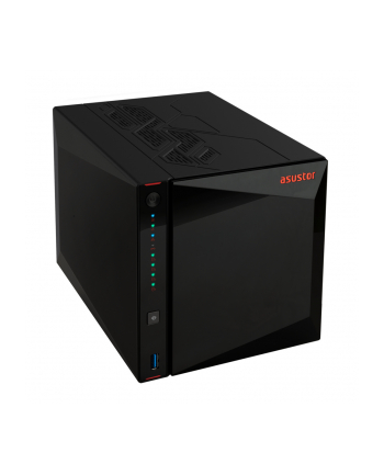 Serwer plików Asustor NIMBUSTOR 4 GEN2 AS5404T 4-bay, Intel Celeron N5105 Quad-Core 2.0GHz, 4GB RAM DDR4. 2x2.5 GbE LAN, 3x USB 3.2. HDMI 2.0B, 4 x M