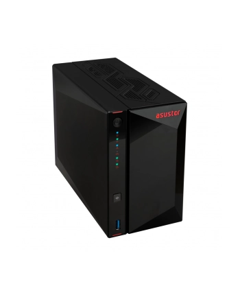 Serwer plików Asustor NIMBUSTOR 2 GEN2 AS5402T 2-bay, Intel Celeron N5105 Quad-Core 2.0GHz, 4GB RAM DDR4. 2x2.5 GbE LAN, 3x USB 3.2. HDMI 2.0B, 4 x M nr 2