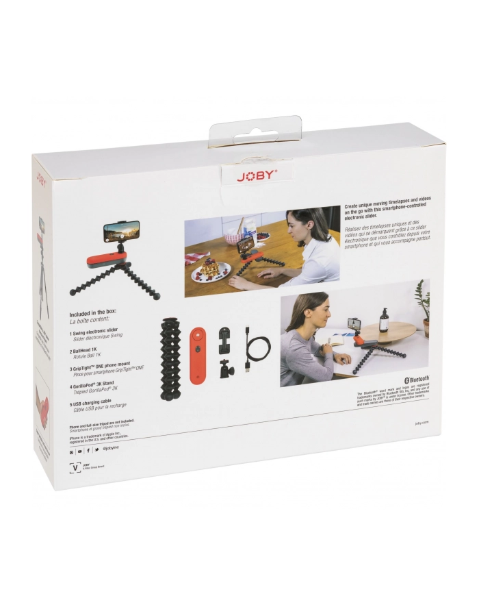 Joby Swing  Complete Kit  Support System  Motorised Camera Slider  Wireless  Bluetooth główny
