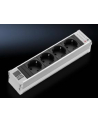 Rittal Dk 7856.100 Moduł Wtykowy D/Nl/A Schuko 4 Gniazda Bez Zabezpieczenia Przeciwprzepięciowego Aluminium Czarny 7856100 - nr 1