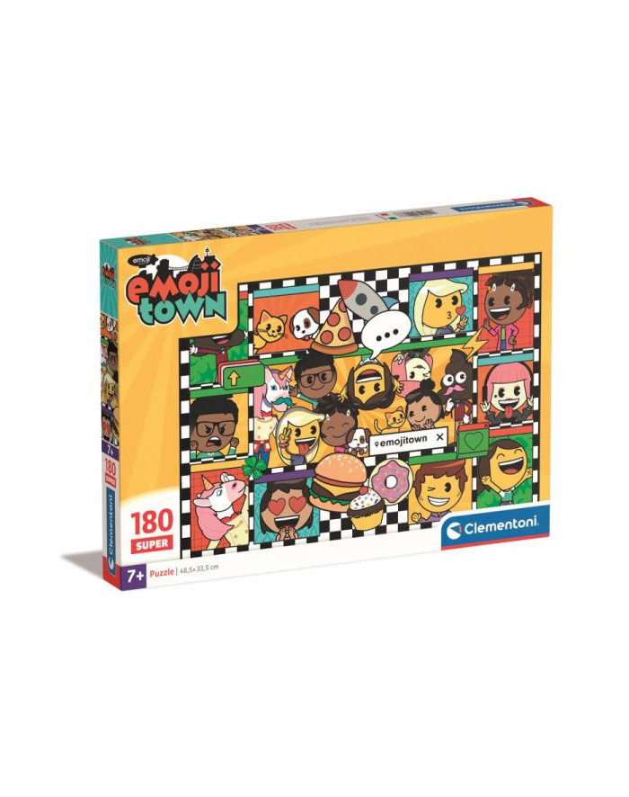 Clementoni Puzzle 180el Emoji Town 29066 główny