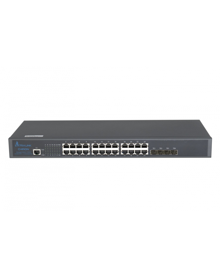 Extralink Chiron 24 Ge Ports Managed Switch, 4X 10Ge/Ge Sfp+ (Ex19720) główny