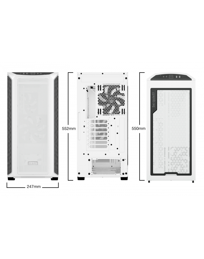 Obudowa do komputera be quiet! Shadow Base 800 DX Biała (BGW62) główny